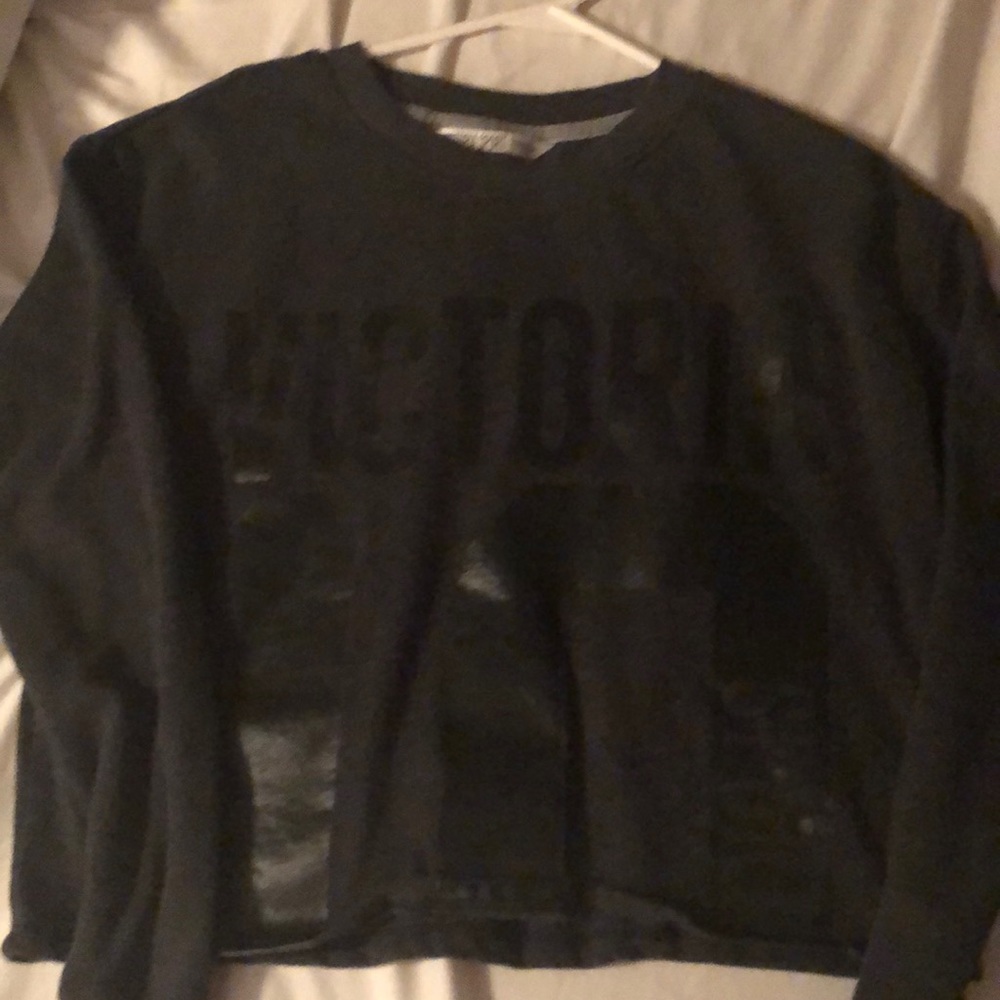 VSX crop fleece long sleeve